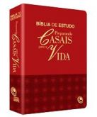 Biblia de estudo preparando casais pra vida(grená)